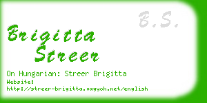 brigitta streer business card